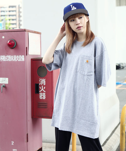 H163 / 着用サイズ:M Heather Grey